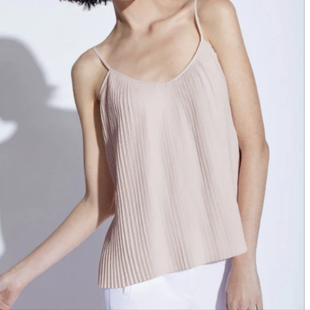 Noel Asmar Alba Pleated Camisole Tank  Size Xs